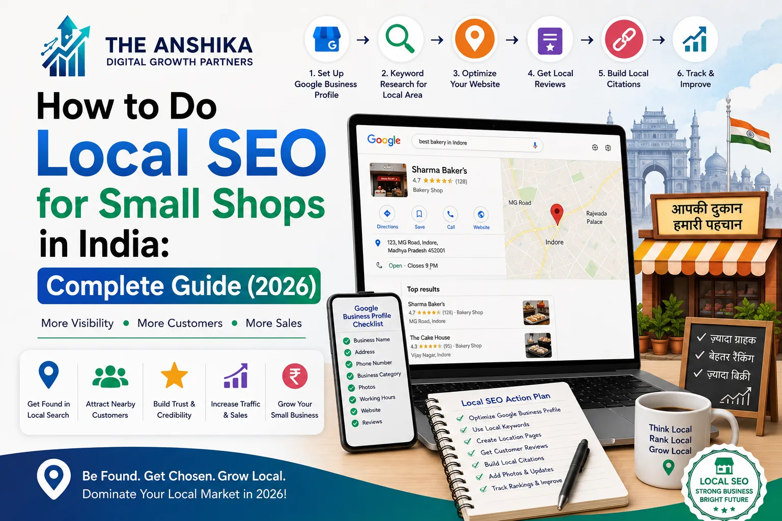 How to Do Local SEO for Small Shops in India: Complete Guide (2026) 5 local SEO for small shops in India